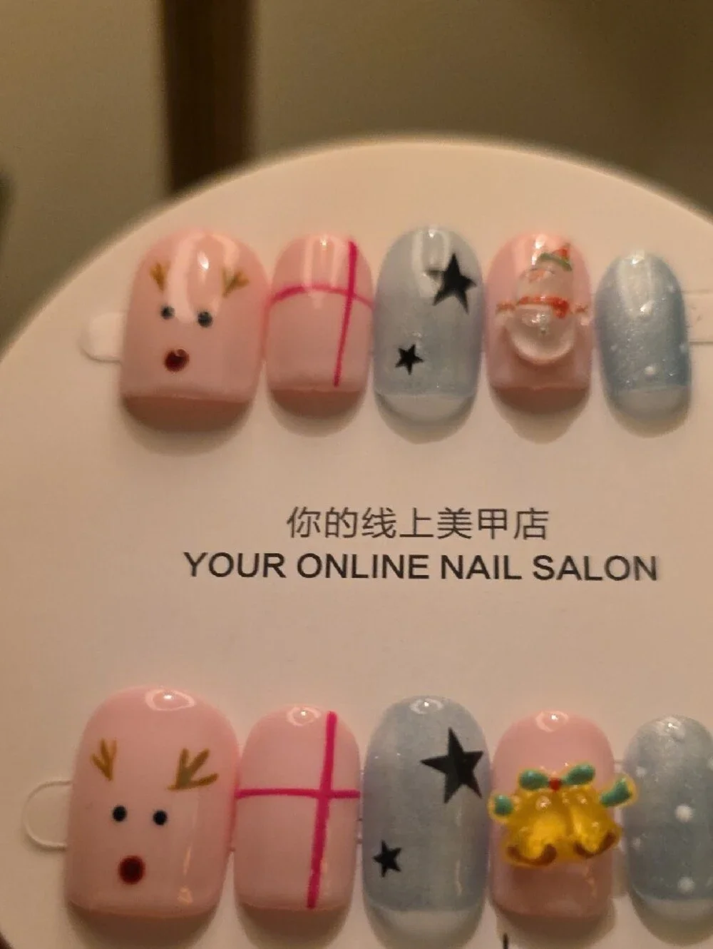 N/A christmas nail